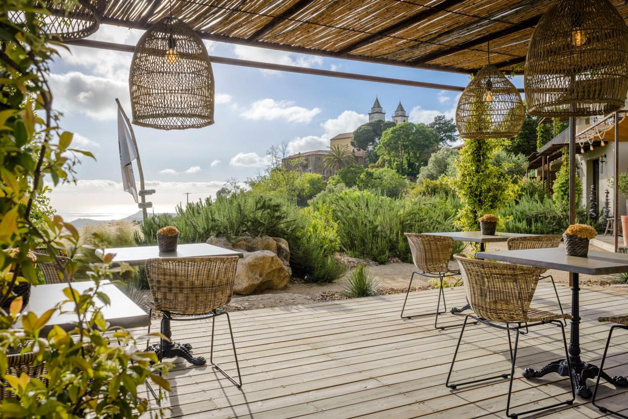 Terre De Maquis, Maison D'Hotes Vue Mer Corse Sari-D'orcino Esterno foto