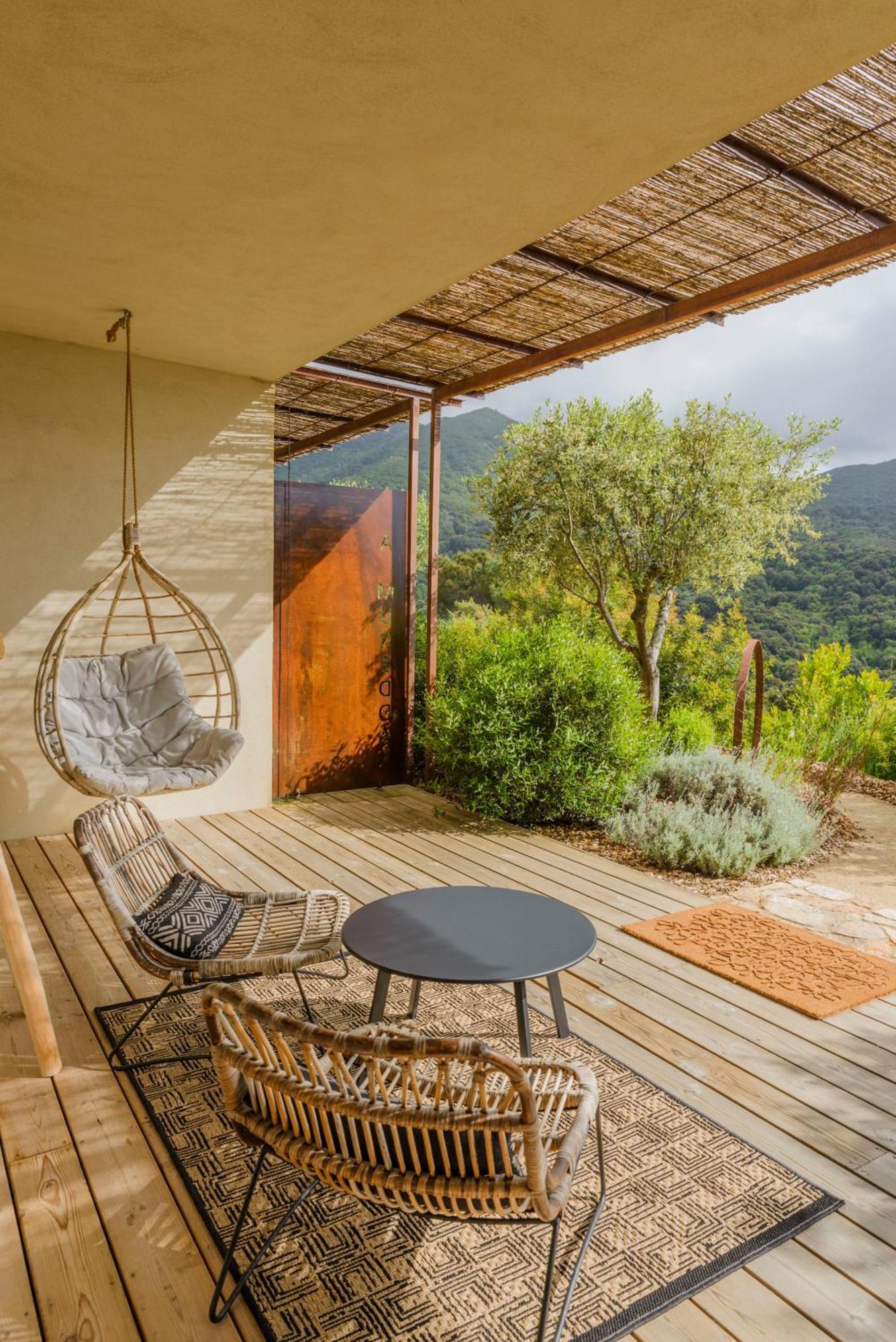 Terre De Maquis, Maison D'Hotes Vue Mer Corse Sari-D'orcino Esterno foto